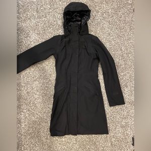 North face parka with inside puffer liner